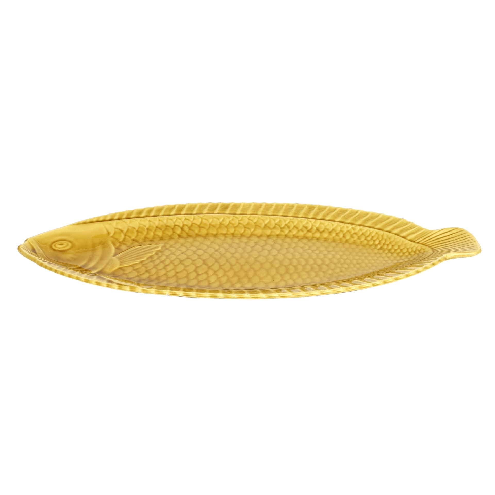 Yellow Fish shaped platter