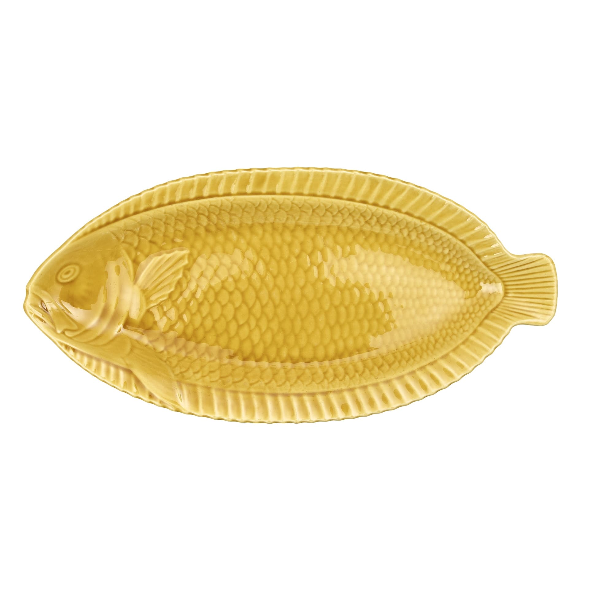 Yellow Fish shaped platter