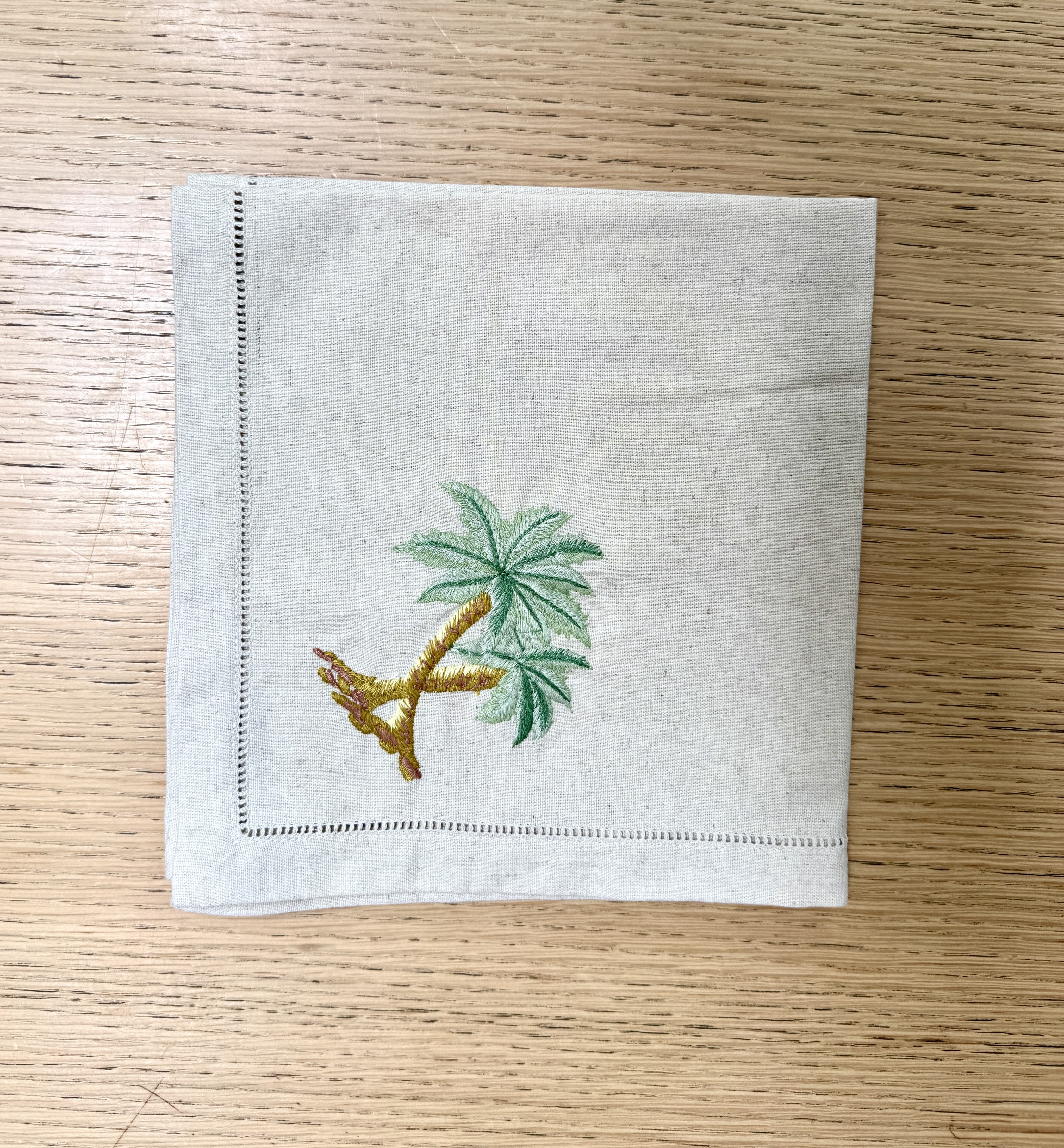 Linen Napkins with Embroideries