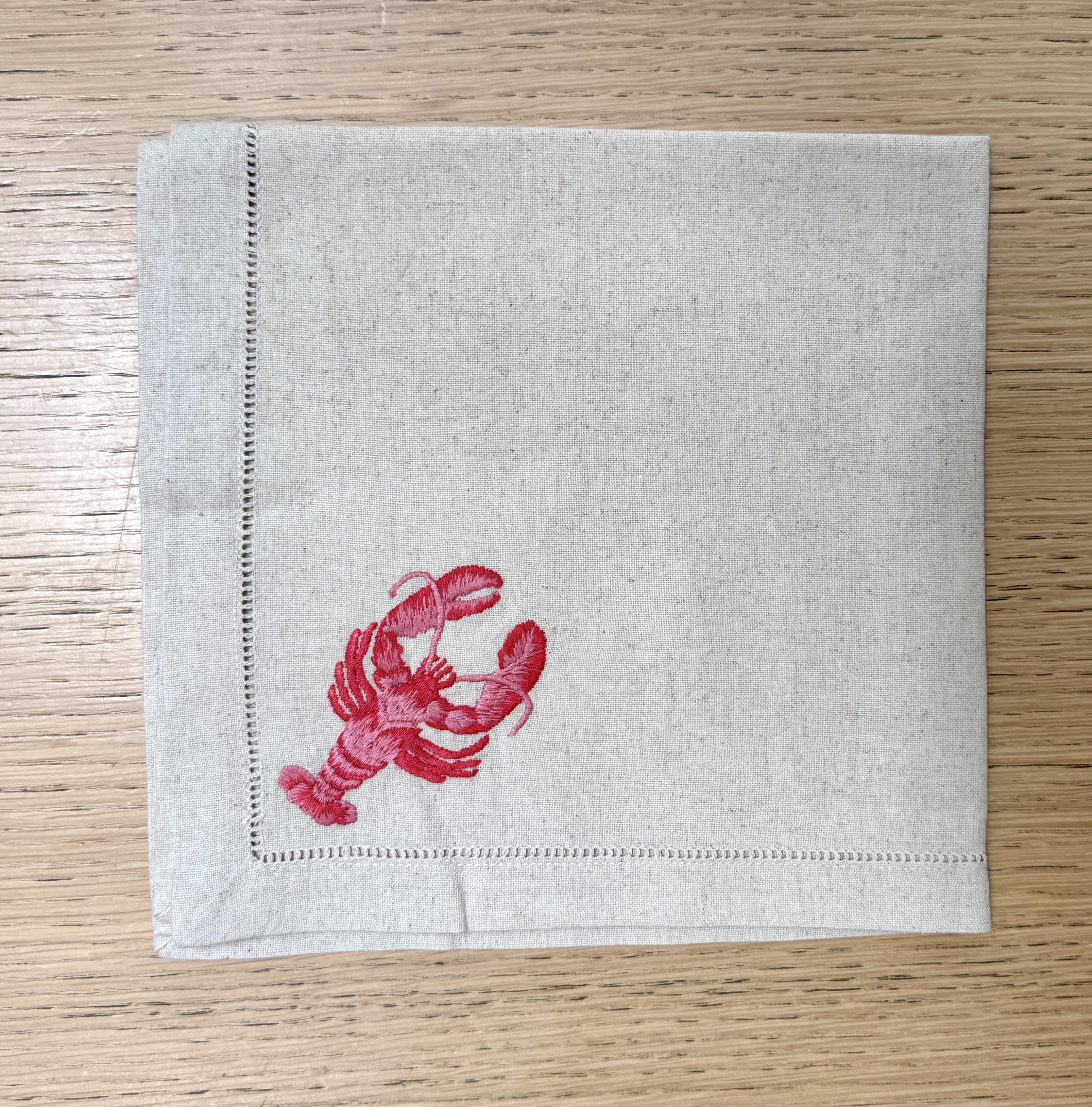 Linen Napkins with Embroideries
