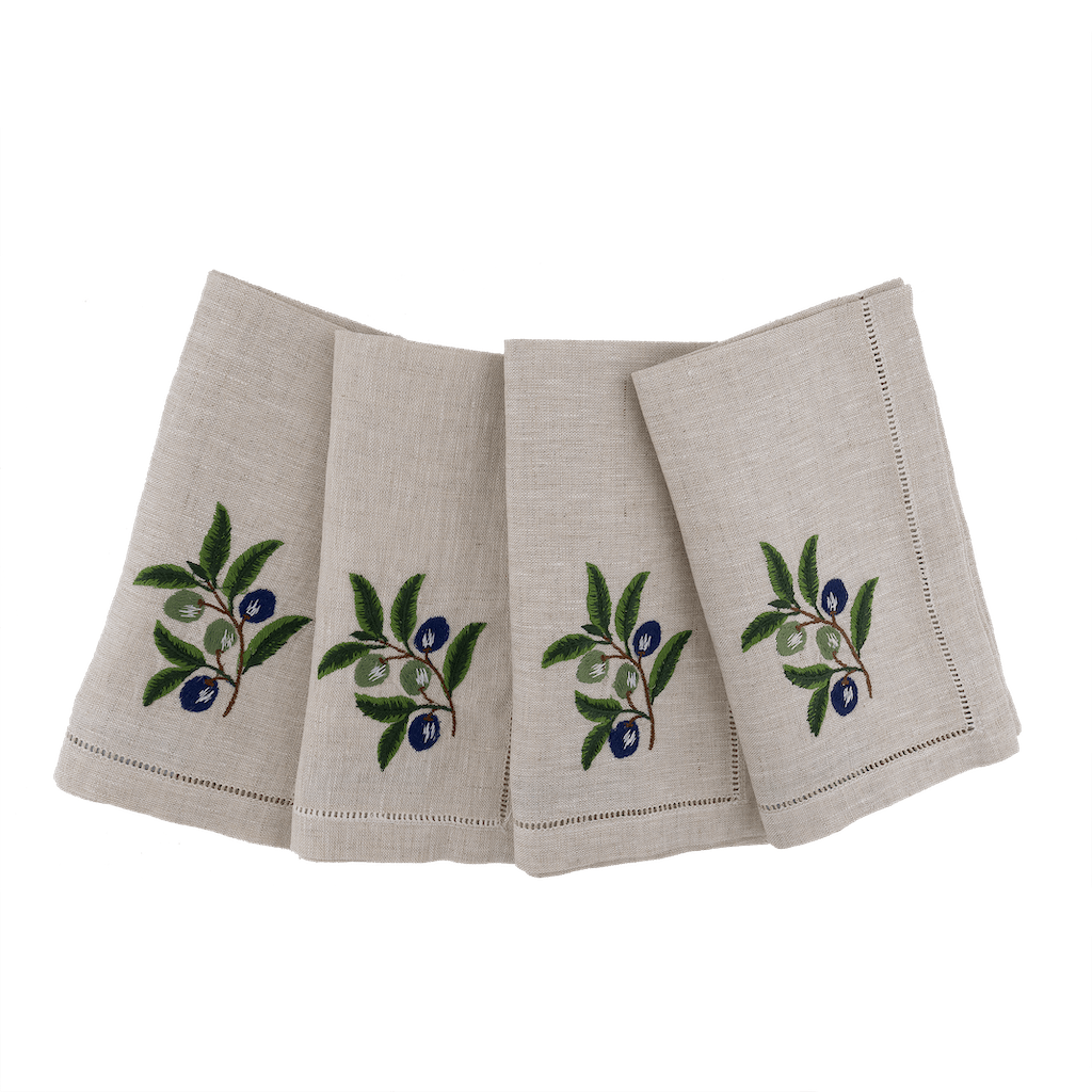 Linen Napkins with Embroideries