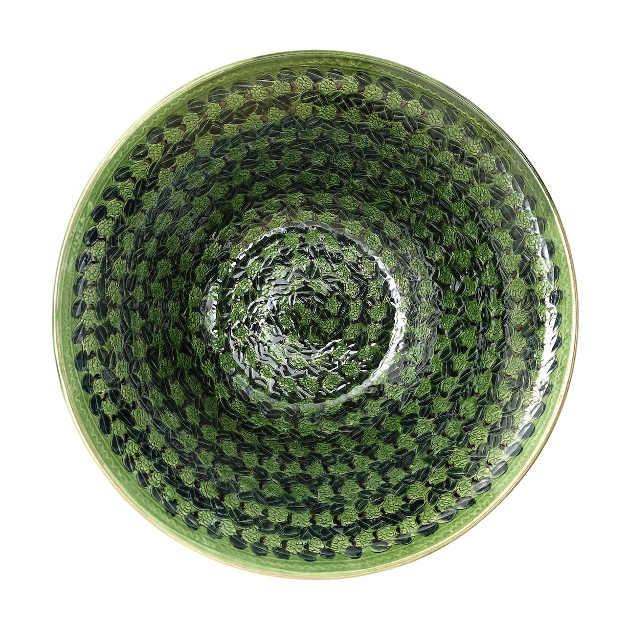 Ceramic Large Bowl Provence with olive reliefs