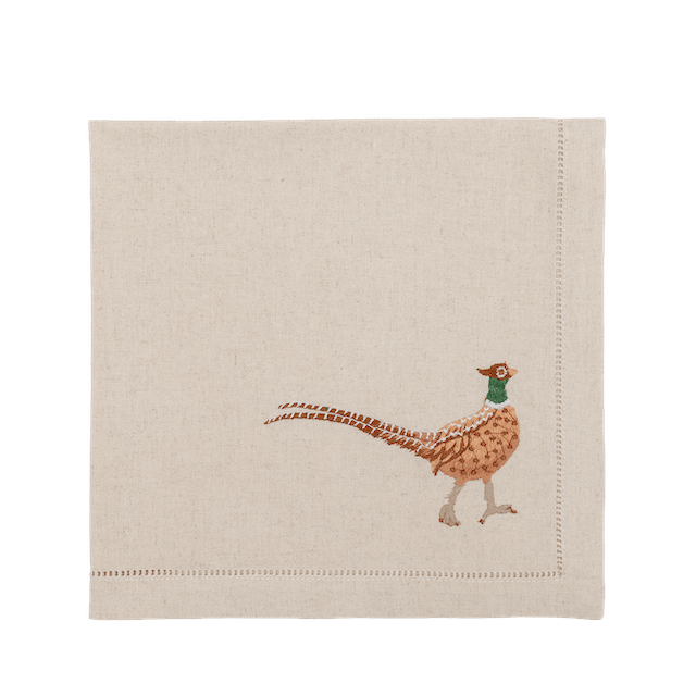 Linen Napkins with Embroideries