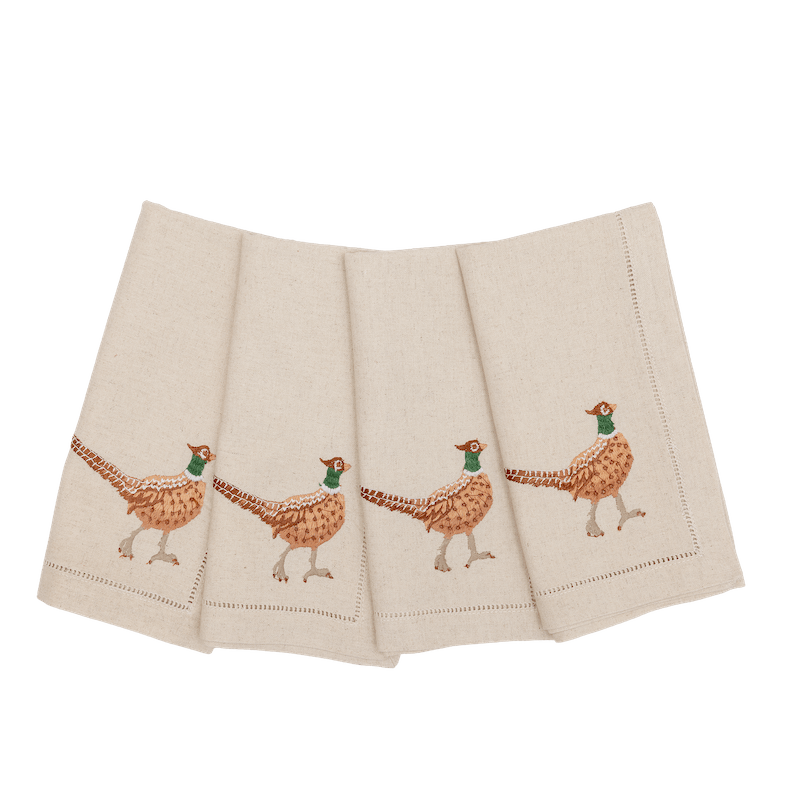 Linen Napkins with Embroideries