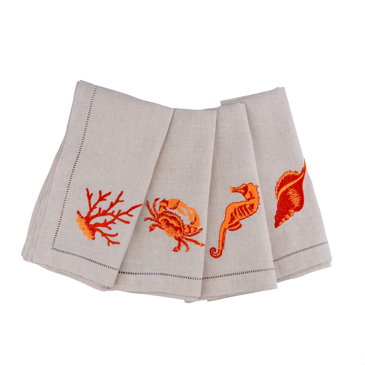 Linen Napkins with Embroideries