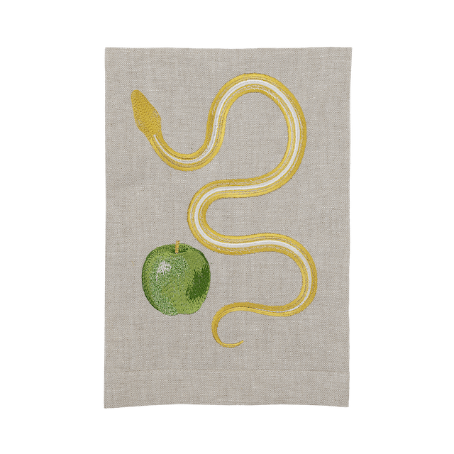 Guest Towels with Embroidered Animals