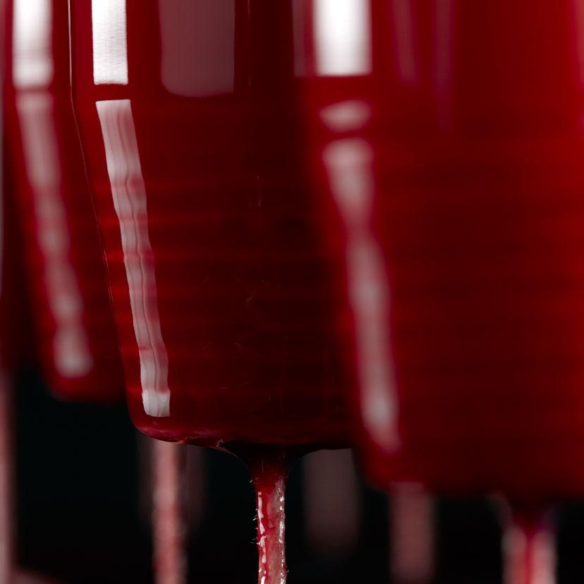 Lacquered Candle pair 42cm