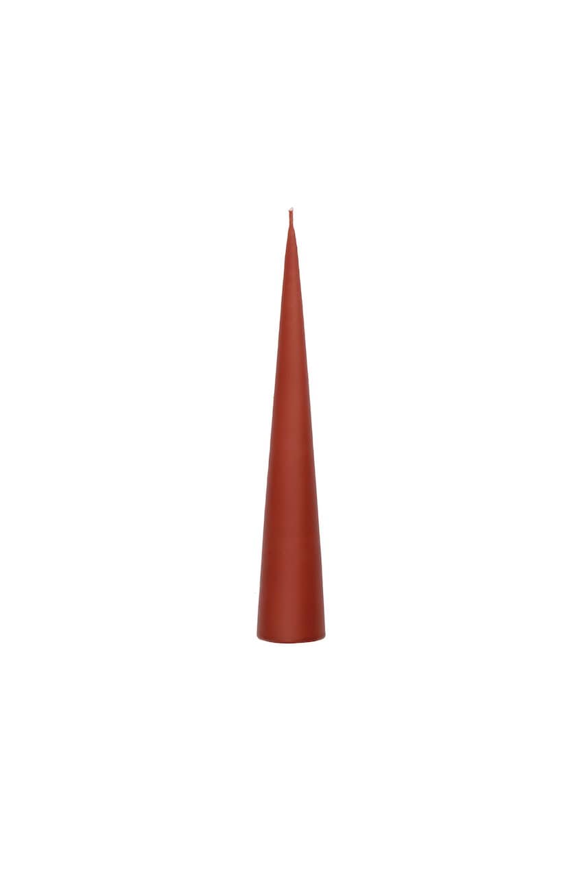 Matt Cone Candles 34cm