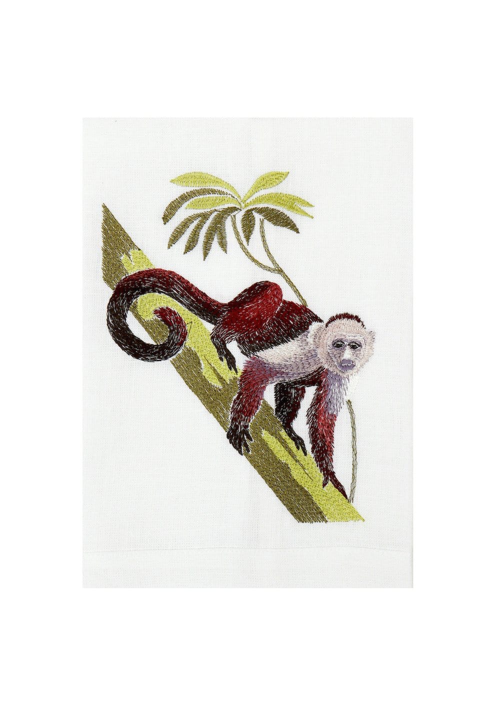 Guest Towels with Embroidered Animals