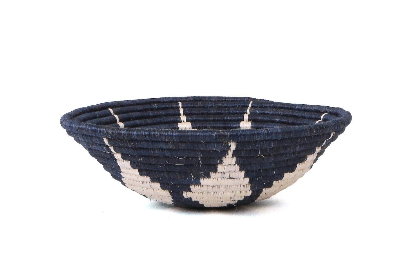 Raffia Bowl Blue Night Hope Large