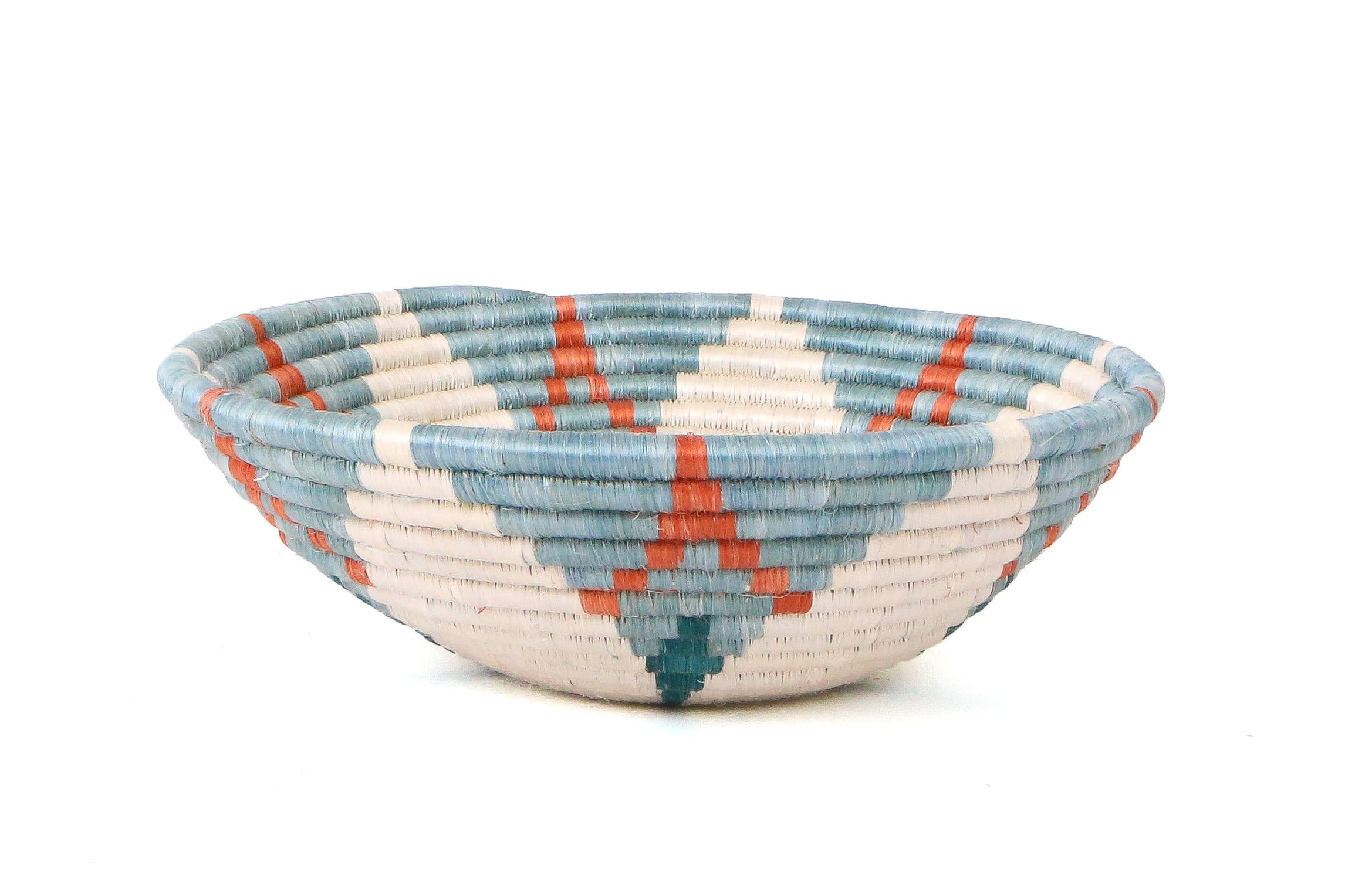 Raffia Dusk Blue & Melon Hope Bowl Large