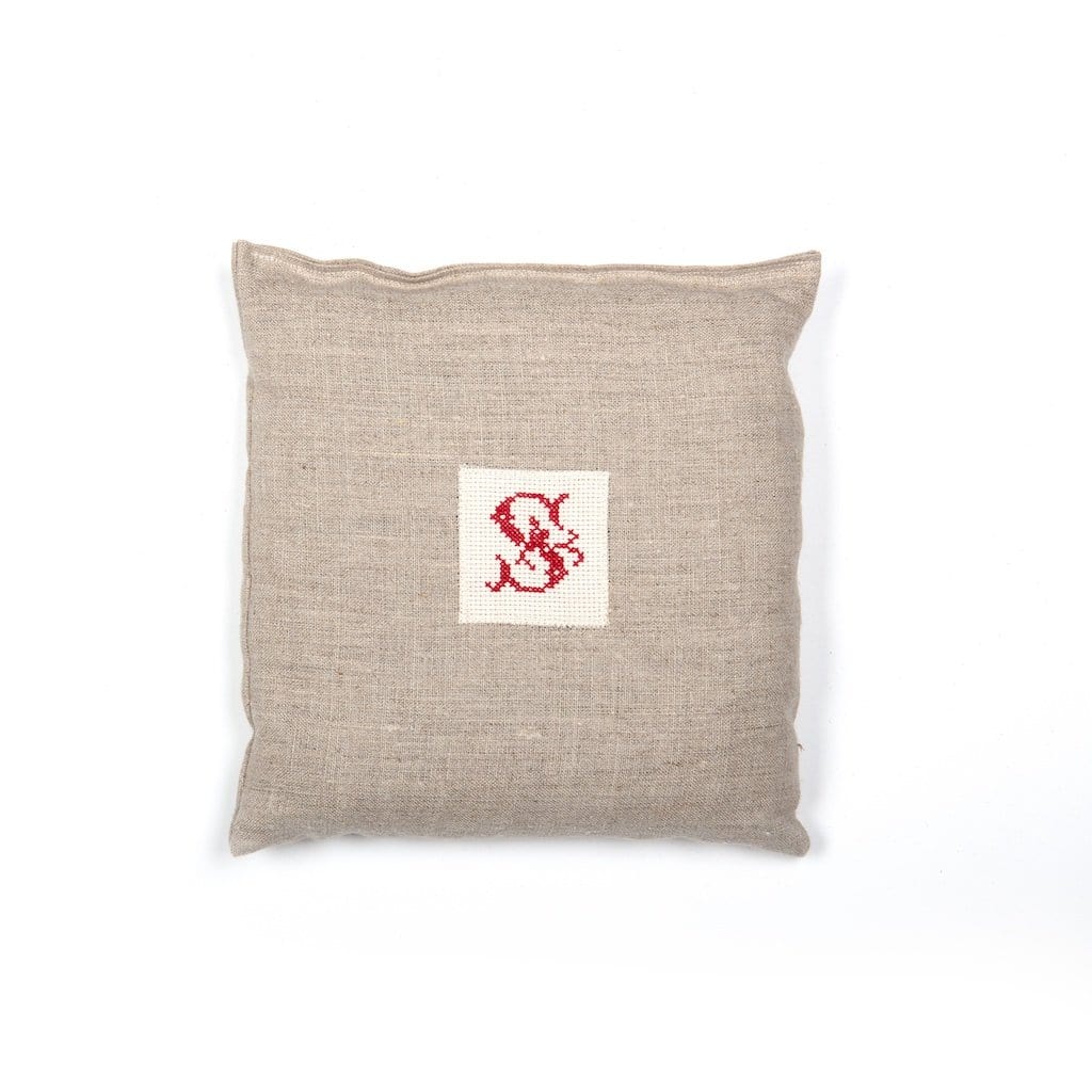 Lavender Bag with hand embroidered initial