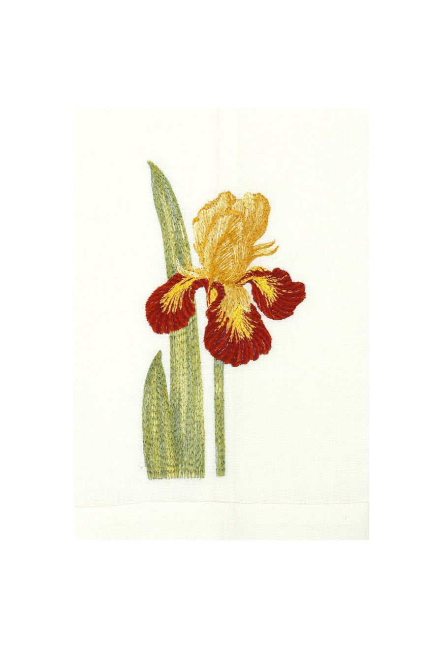 Guest Towels with embroidered Flowers