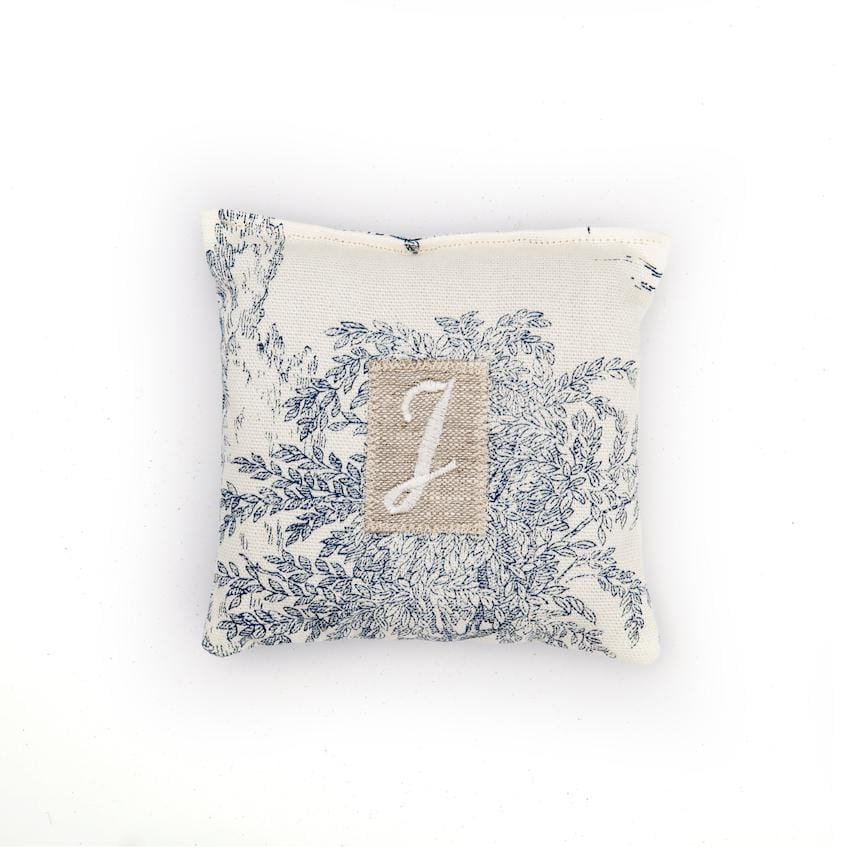 Lavender Bag "Toile de Jouy" with Initial