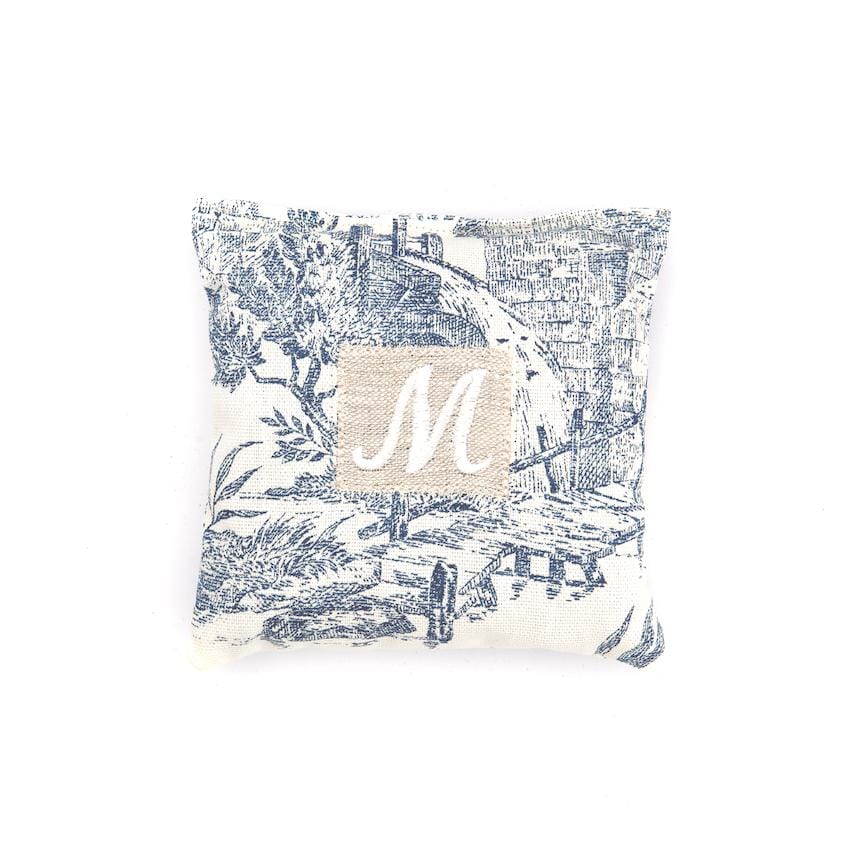 Lavender Bag "Toile de Jouy" with Initial
