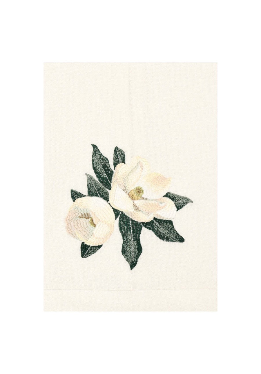 Guest Towels with embroidered Flowers