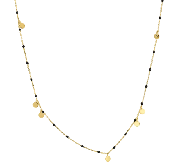 Necklace with Beads and Gold