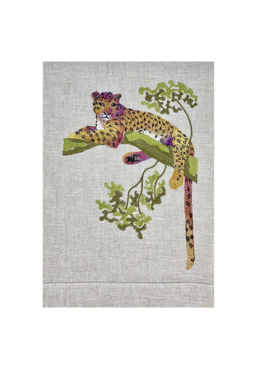 Guest Towels with Embroidered Animals