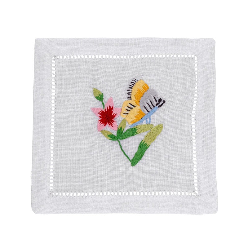 Cocktail Napkins "Floral", Set of 4