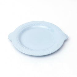 Set of 4 pale blue Fish shaped Plates