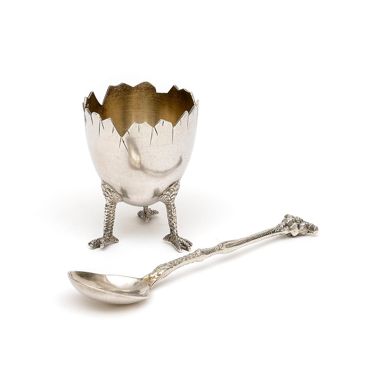 Egg cup with spoon
