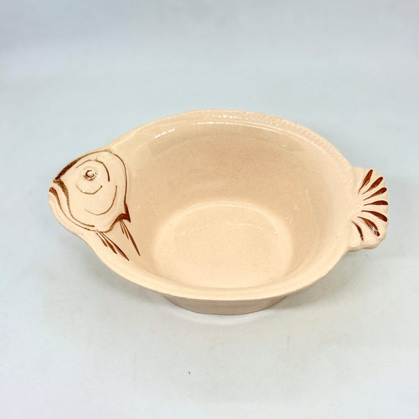 Pale Pink Fish Saucer