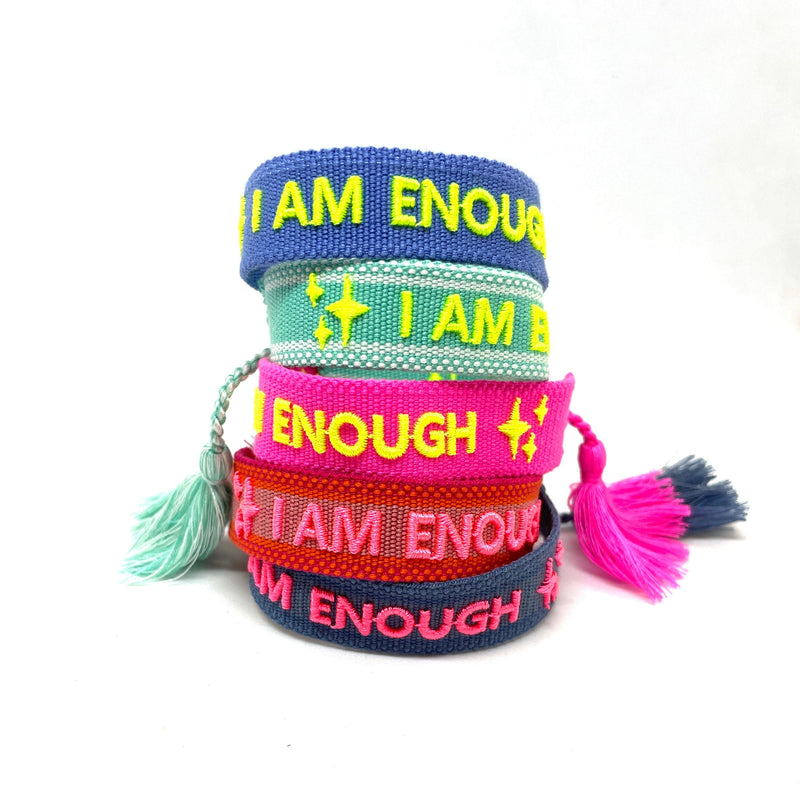 Friendship bracelet Neon's I AM ENOUGH