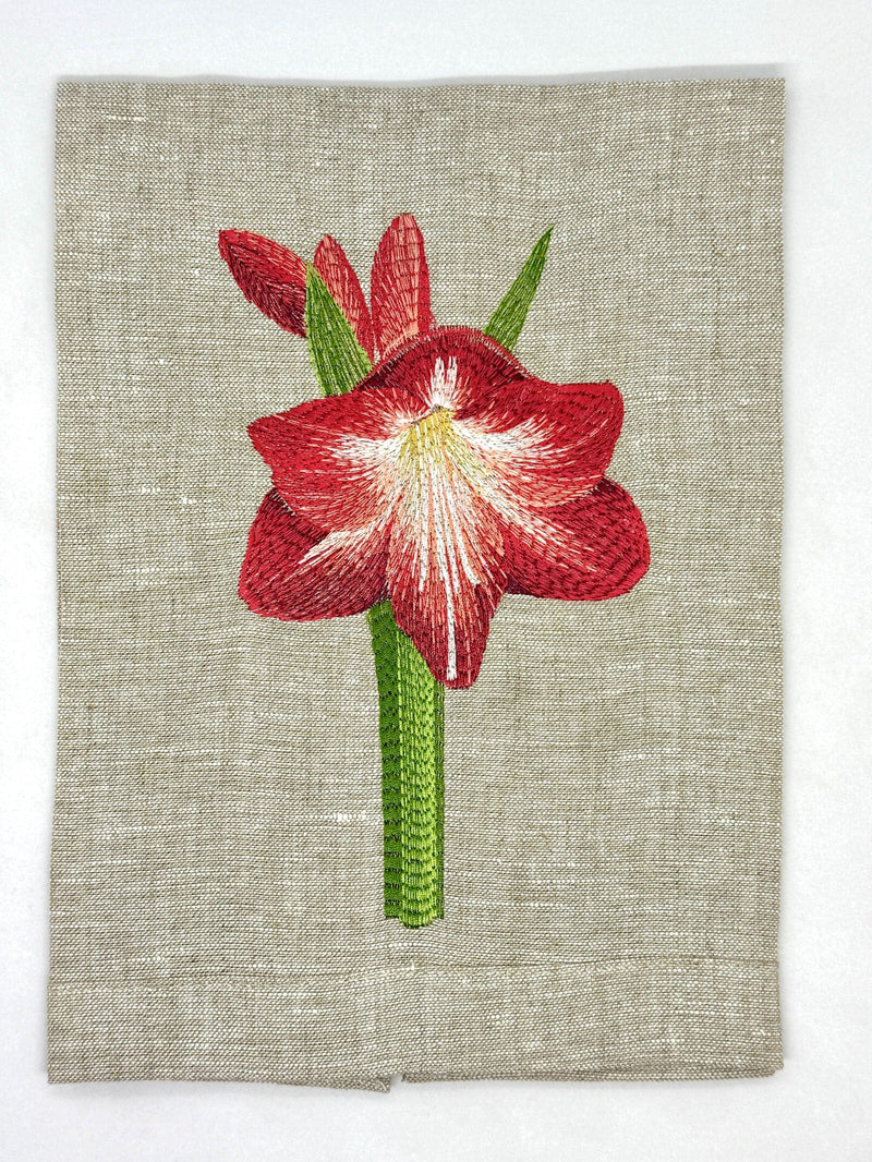Guest Towels with emboidered Flowers