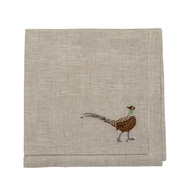 Napkins with Pheasant