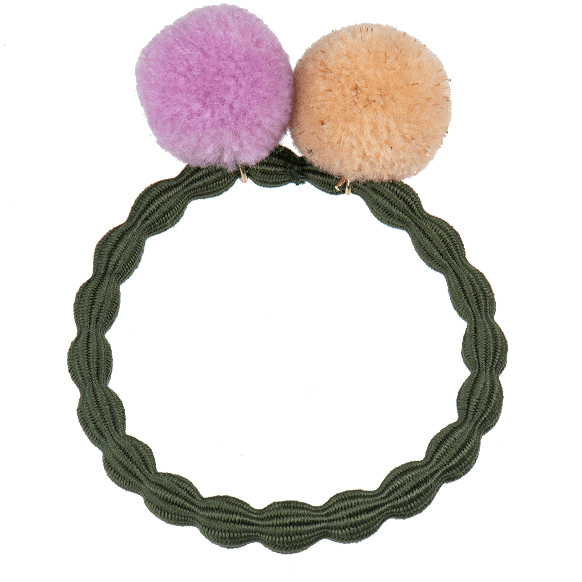 Hairties with PomPom's