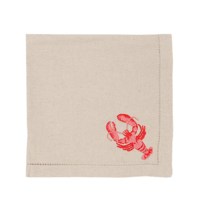 Linen Napkins with Embroideries