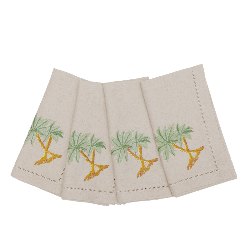 Linen Napkins with Embroideries