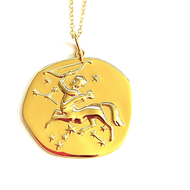 Necklace with Zodiac signs pendants