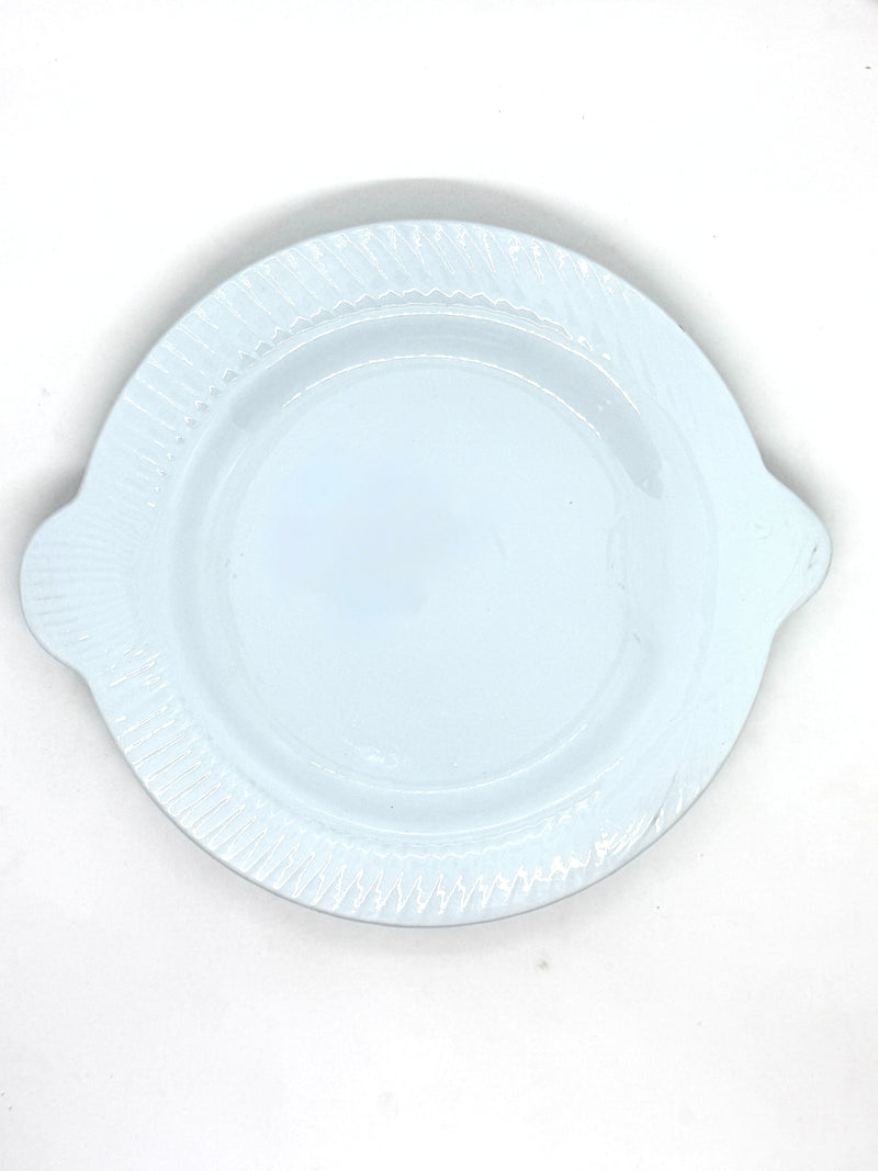Set of 4 pale blue Fish shaped Plates