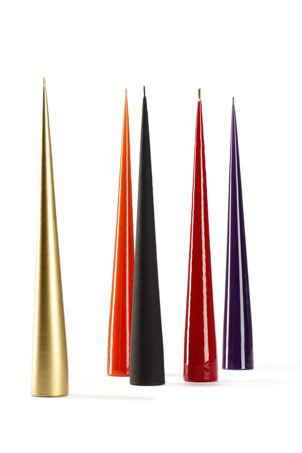 Cone Candles for Christmas