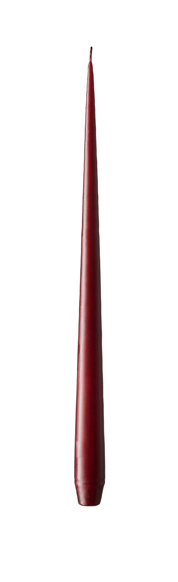 Dark red tall candle