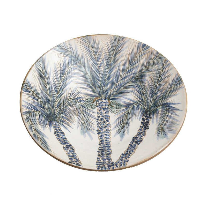 Ceramic Bowl X-Large with palm trees