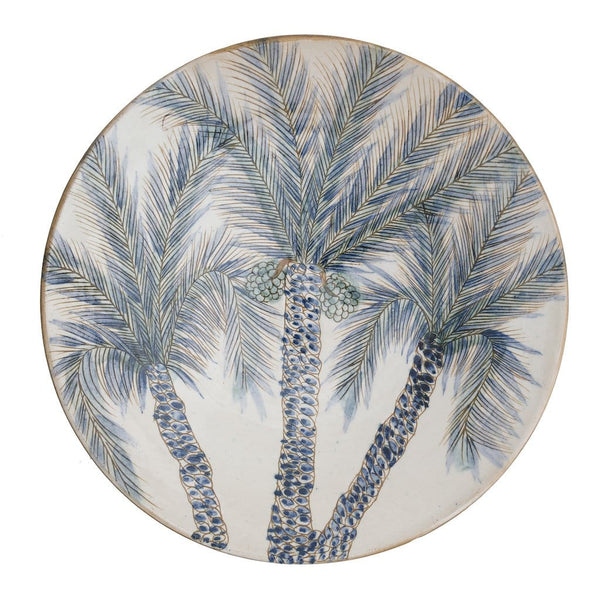 Ceramic Bowl X-Large with palm trees