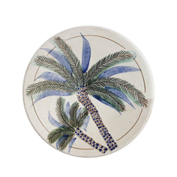 Ceramic Bowl Large with Palm Trees