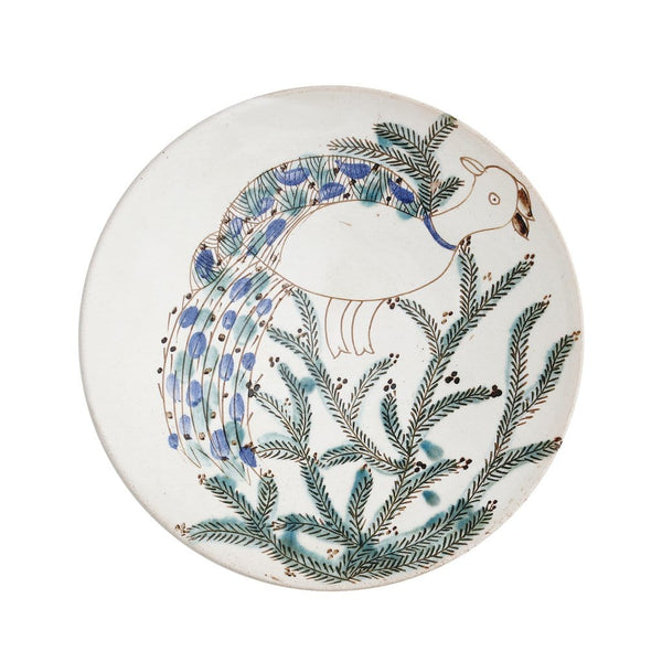 Ceramic Bowl large with Peacock