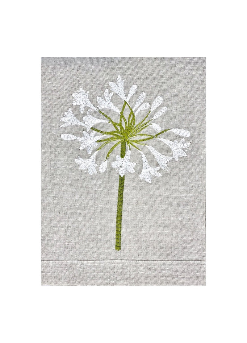 Guest Towels with emboidered Flowers
