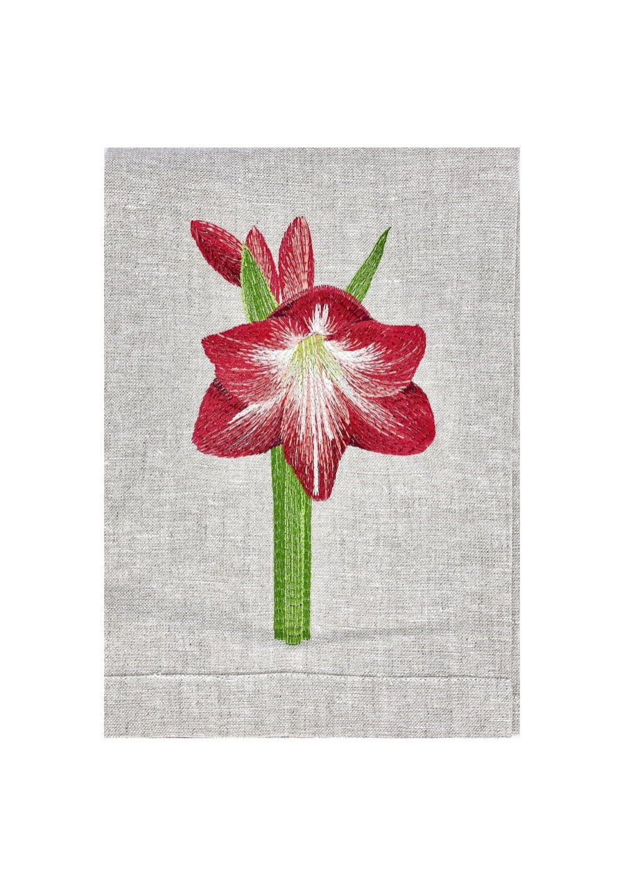 Guest Towels with embroidered Flowers
