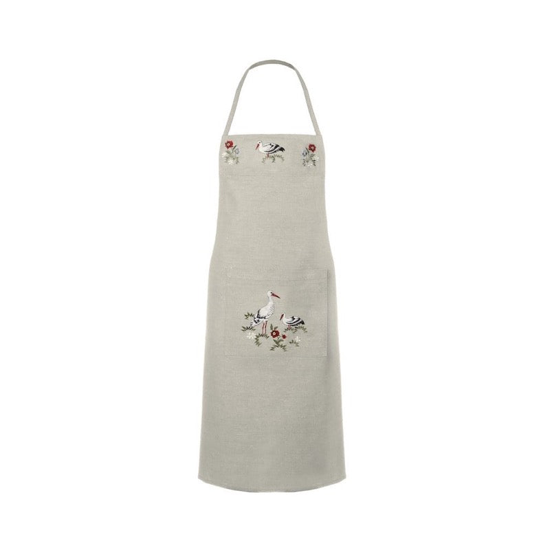 Aprons with embroideries
