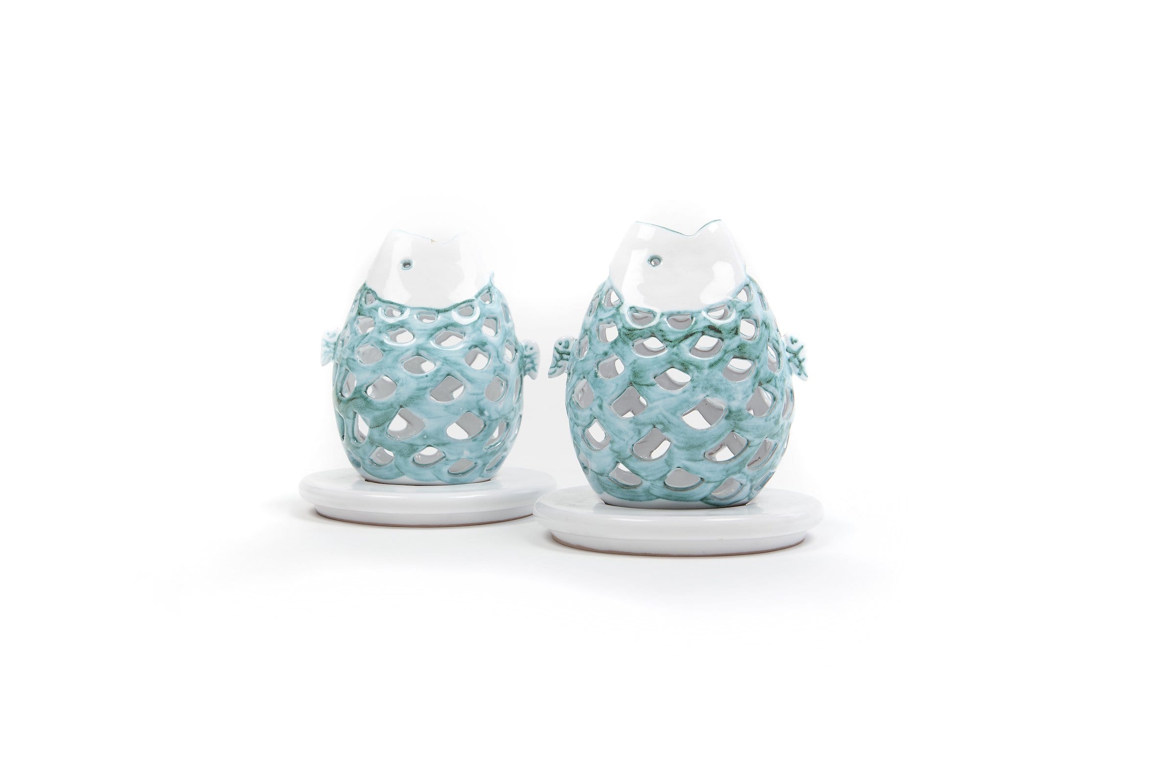 Ceramic Fish Lantern Small