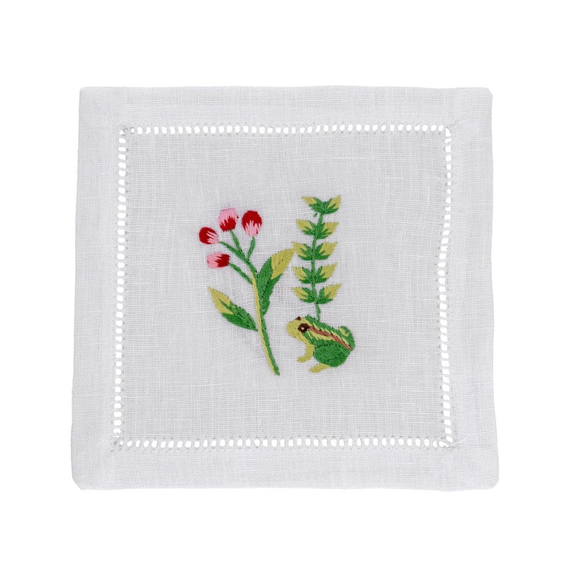 Cocktail Napkins "Floral", Set of 4