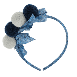 Liberty's hairbands with PomPoms