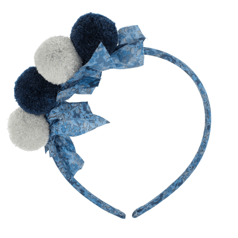 Liberty's hairbands with PomPoms