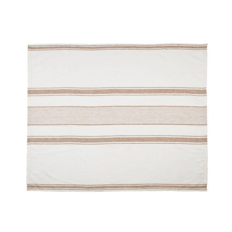 Tablecloth white striped