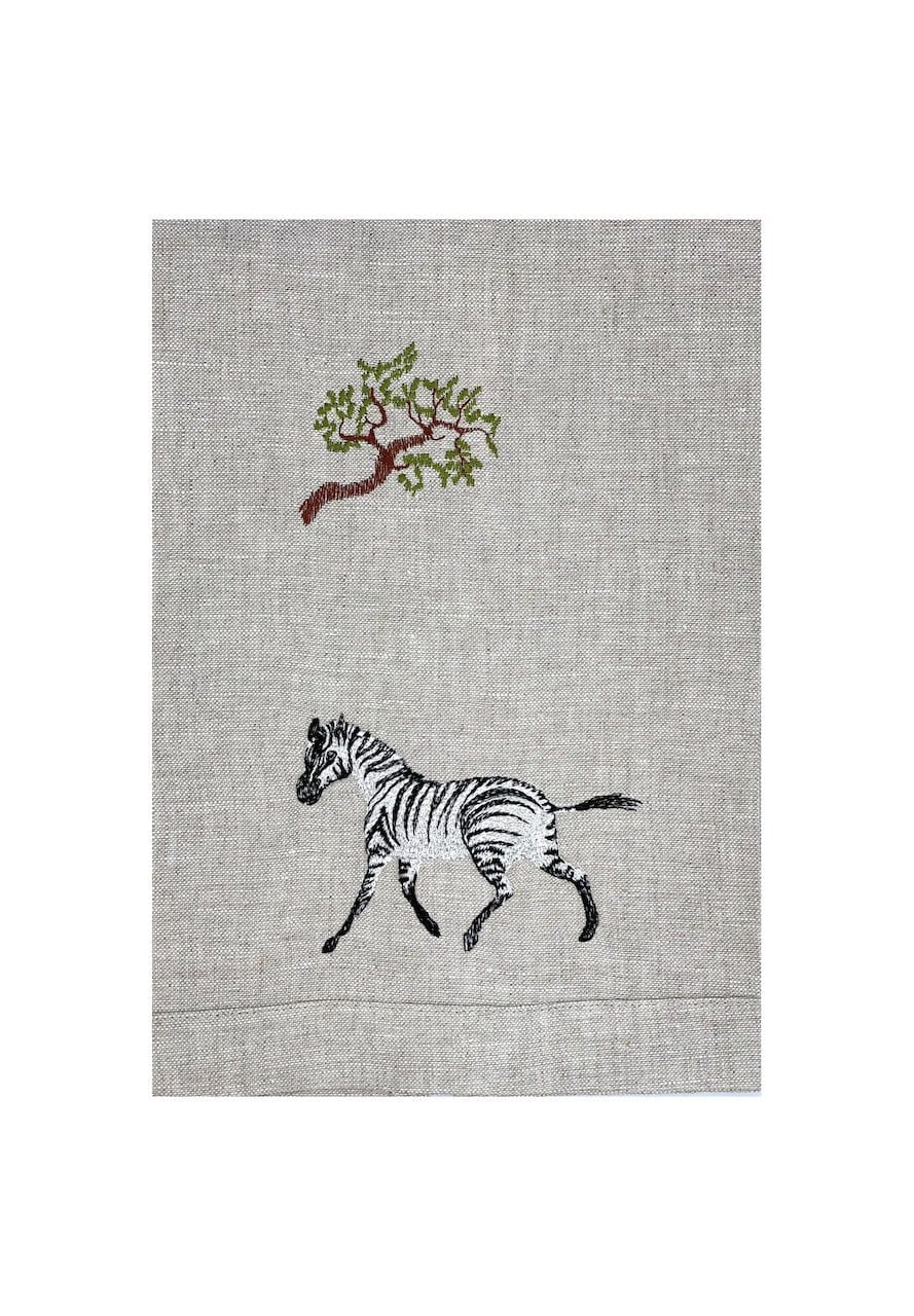 Guest Towels with Embroidered Animals