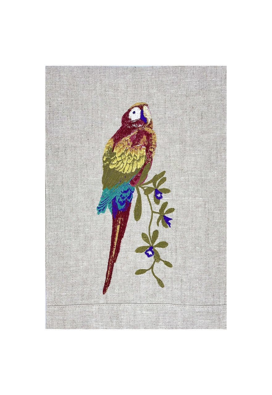 Guest Towels with Embroidered Animals